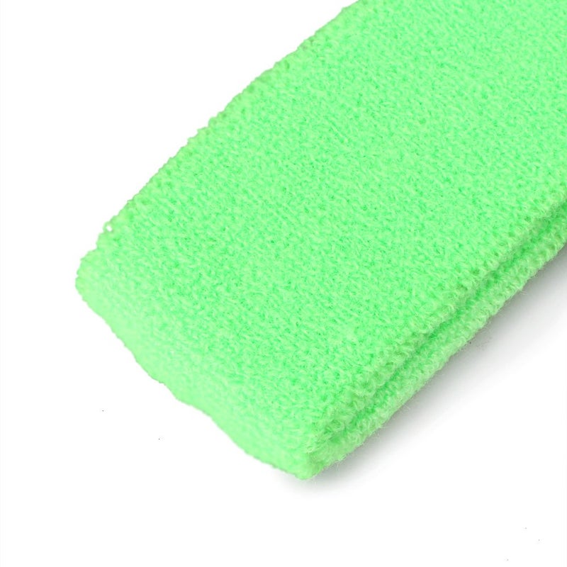 Mallofusa ? 10 PCS Cotton Sports Basketball Headband/Sweatband Head Sweat Band/Brace Gift Party Outdoor Activities (Light Green) - Image 5